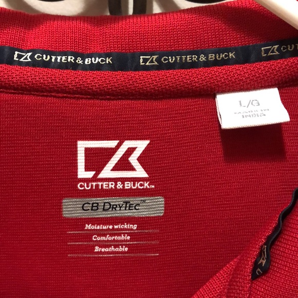 Men’s Cutter Buck Drytec Georgia Polo size Large - Picture 2 of 4